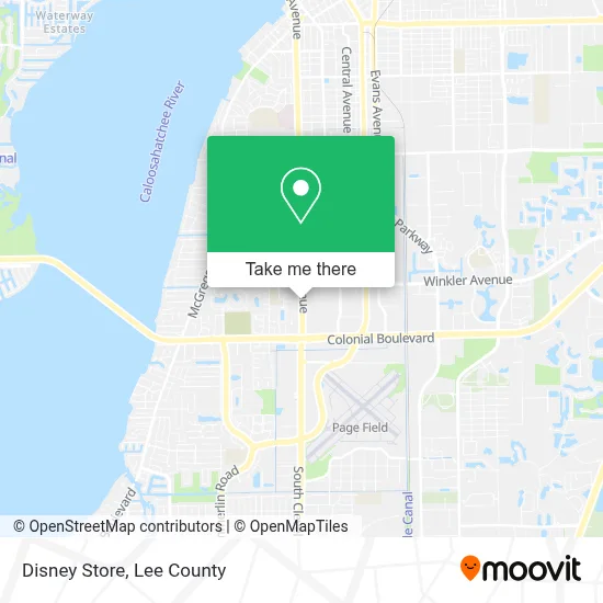 Disney Store map