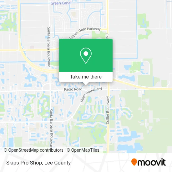 Skips Pro Shop map