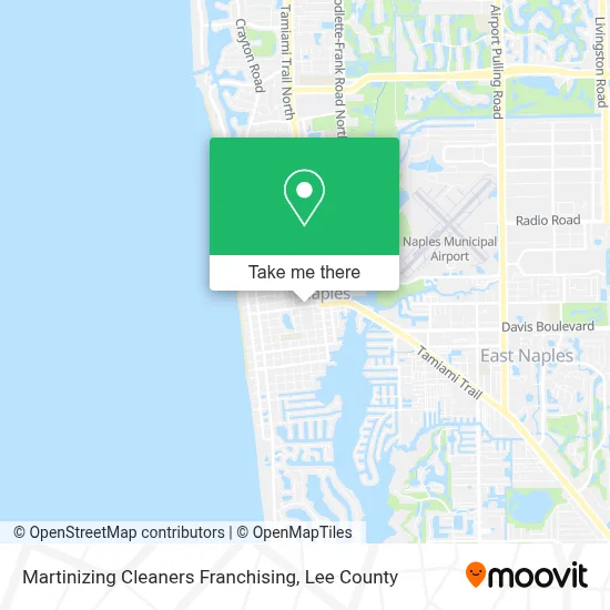 Martinizing Cleaners Franchising map