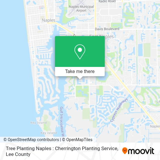 Tree Planting Naples : Cherrington Planting Service map