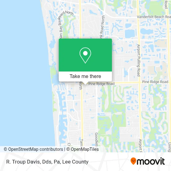 R. Troup Davis, Dds, Pa map