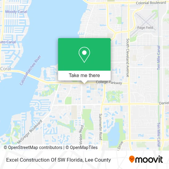 Excel Construction Of SW Florida map