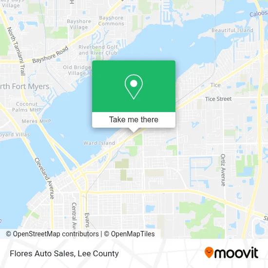 Flores Auto Sales map