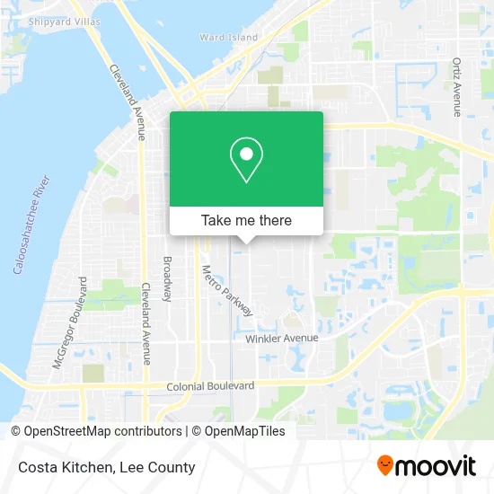 Costa Kitchen map