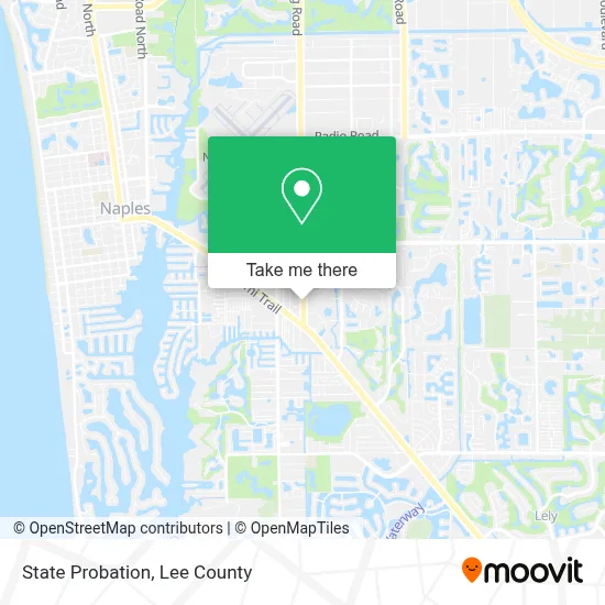 State Probation map