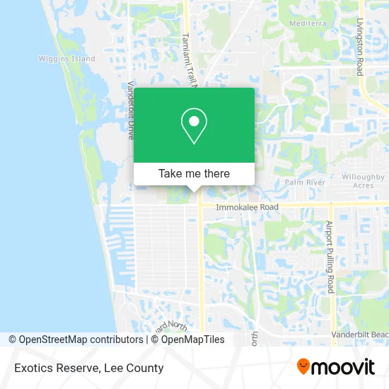 Exotics Reserve map