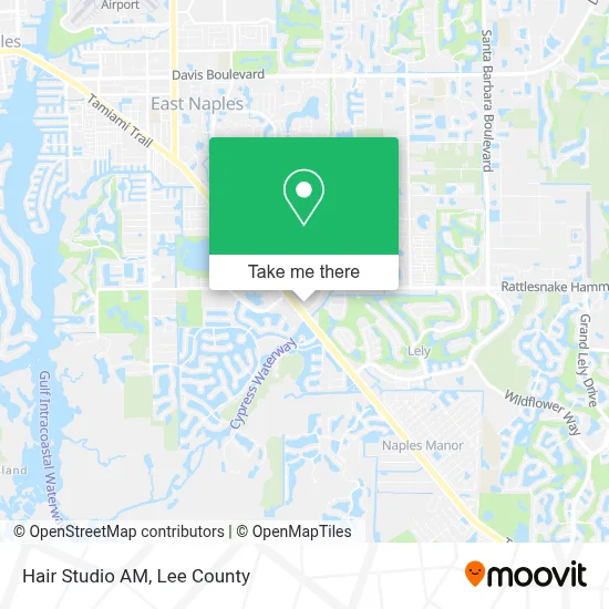 Hair Studio AM map