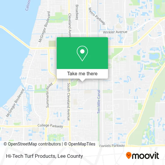 Hi-Tech Turf Products map