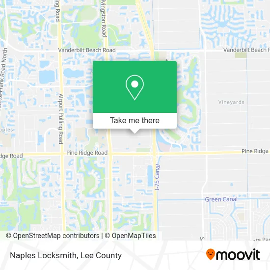 Naples Locksmith map
