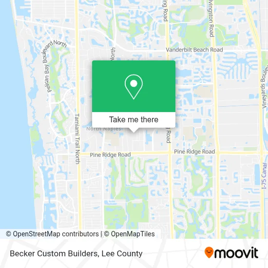 Becker Custom Builders map