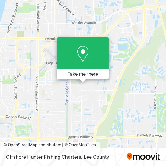 Offshore Hunter Fishing Charters map