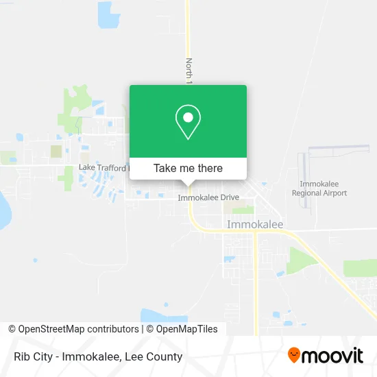 Rib City - Immokalee map