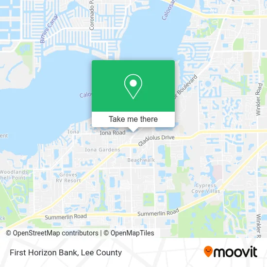 First Horizon Bank map
