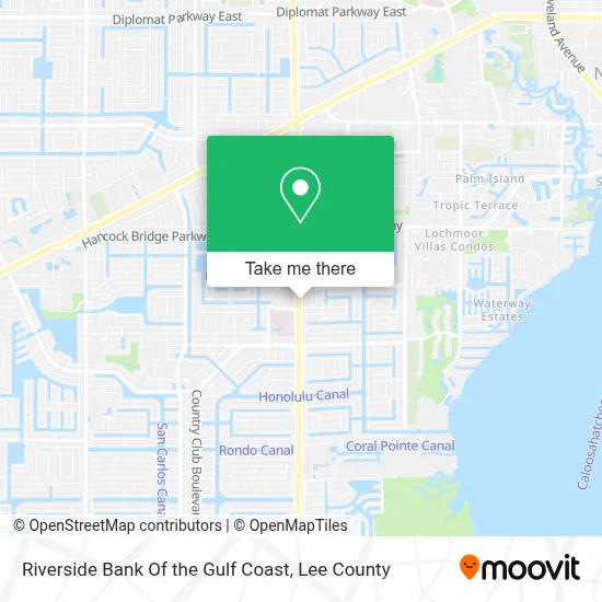 Riverside Bank Of the Gulf Coast map