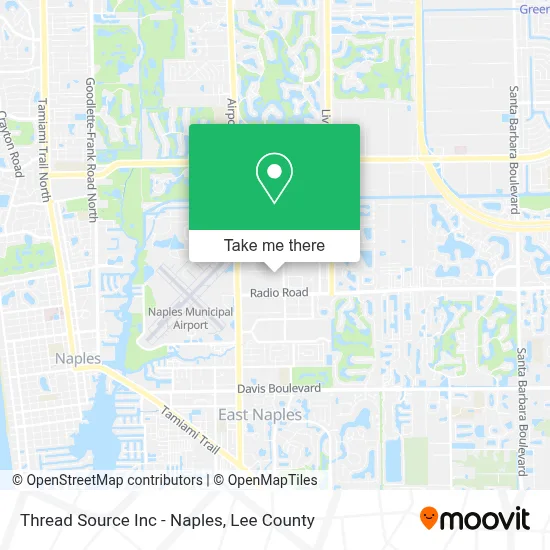 Thread Source Inc - Naples map