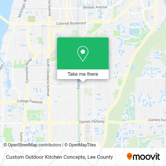 Custom Outdoor Kitchen Concepts map