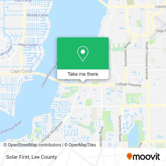 Solar First map