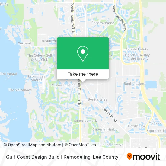 Gulf Coast Design Build | Remodeling map