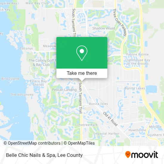 Belle Chic Nails & Spa map