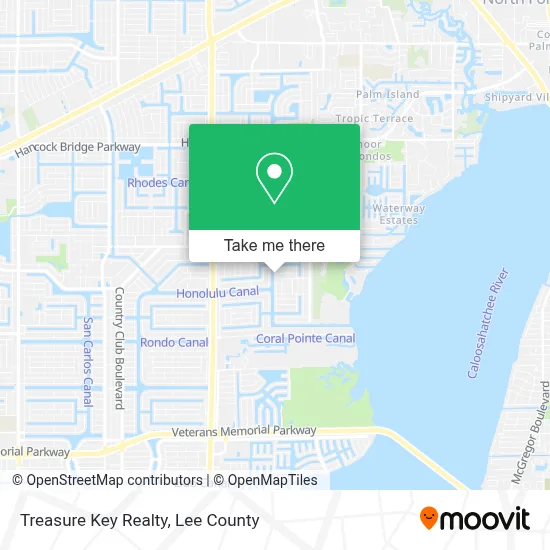 Treasure Key Realty map