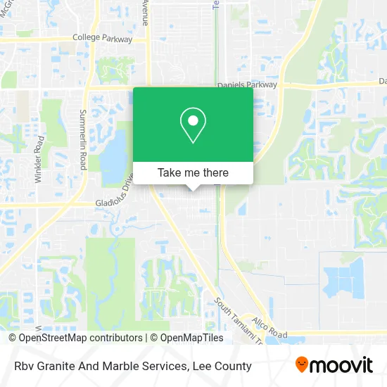 Rbv Granite And Marble Services map