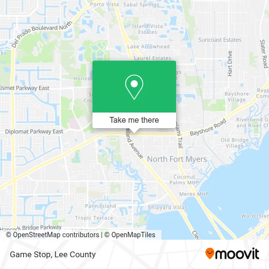 Game Stop map