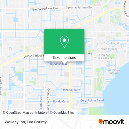 Waliday Inn map