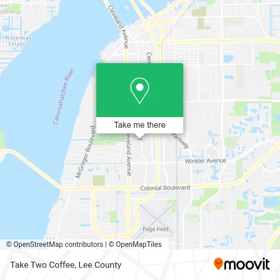 Take Two Coffee map