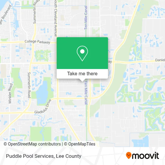 Puddle Pool Services map