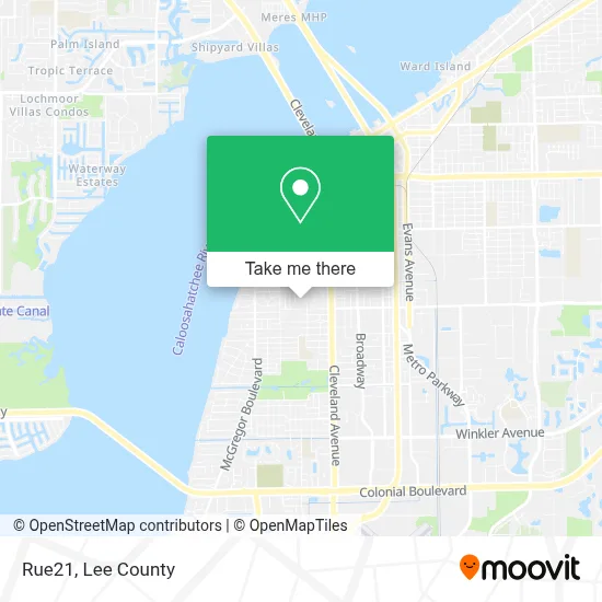 Rue21 map