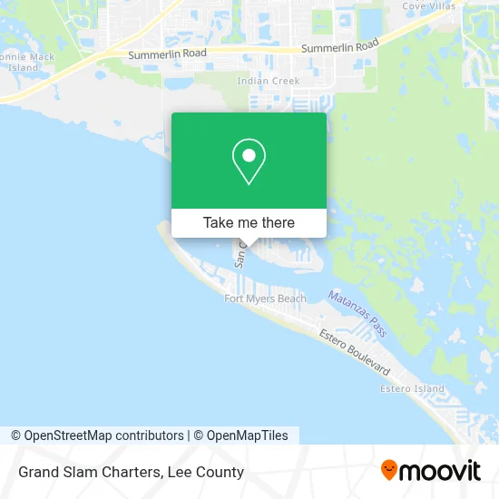 Grand Slam Charters map