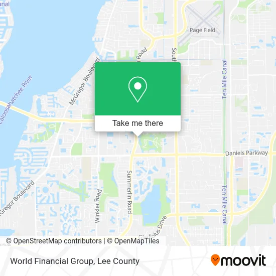 World Financial Group map