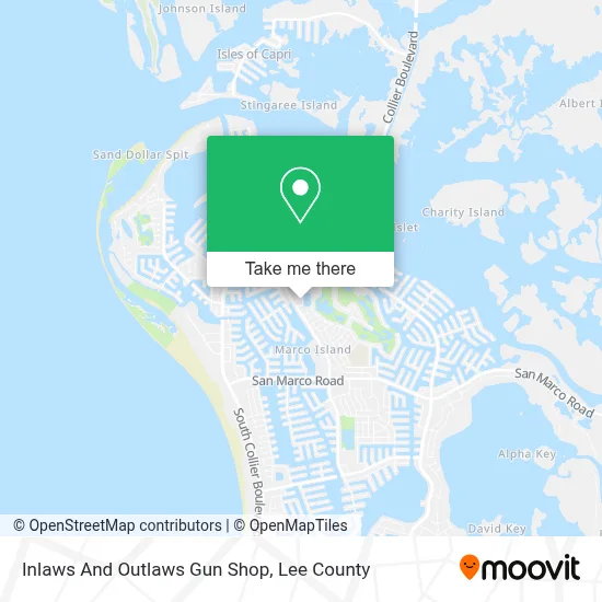 Inlaws And Outlaws Gun Shop map