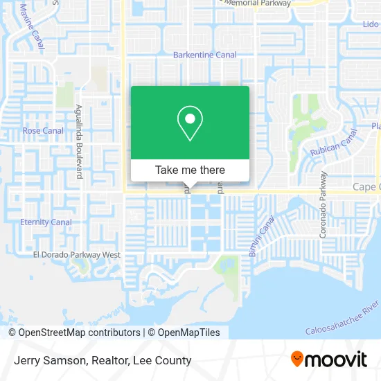 Jerry Samson, Realtor map
