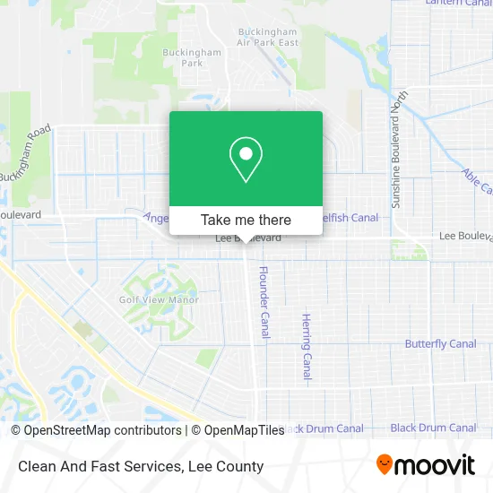 Clean And Fast Services map