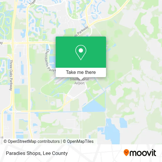 Paradies Shops map