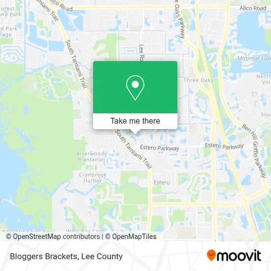 Bloggers Brackets map