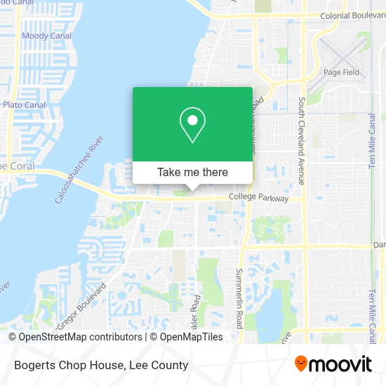 Bogerts Chop House map