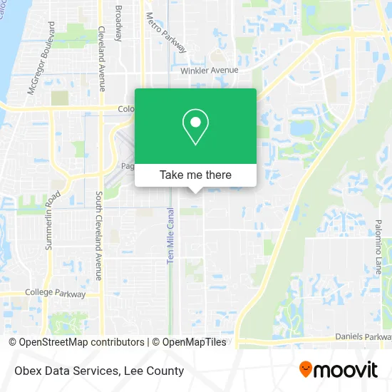 Obex Data Services map