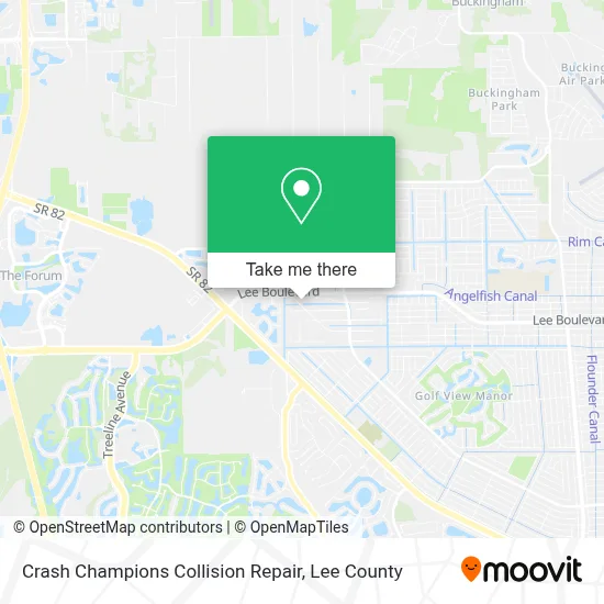 Crash Champions Collision Repair map