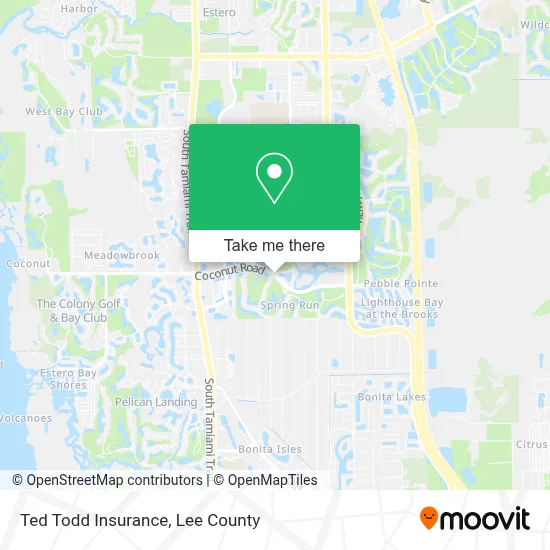 Ted Todd Insurance map