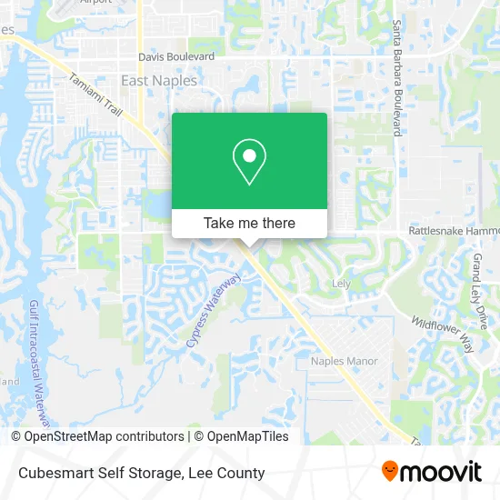 Cubesmart Self Storage map