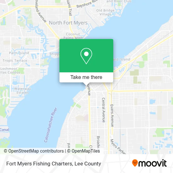 Fort Myers Fishing Charters map