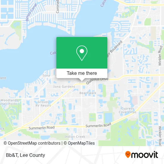 Bb&T map