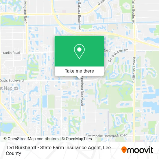 Ted Burkhardt - State Farm Insurance Agent map