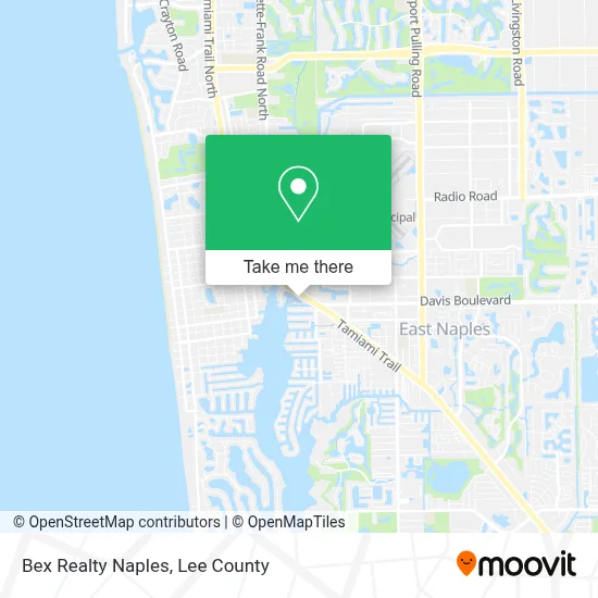 Bex Realty Naples map