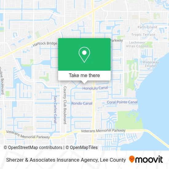 Sherzer & Associates Insurance Agency map