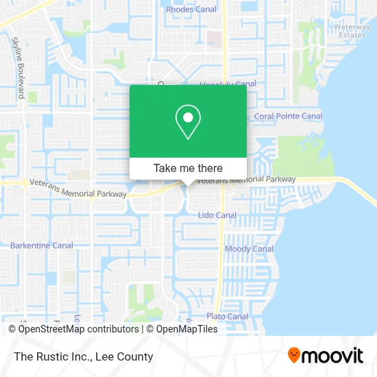 The Rustic Inc. map
