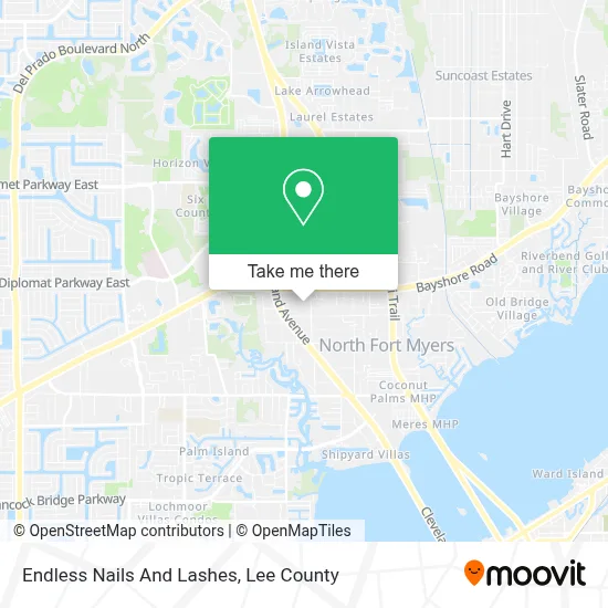 Endless Nails And Lashes map