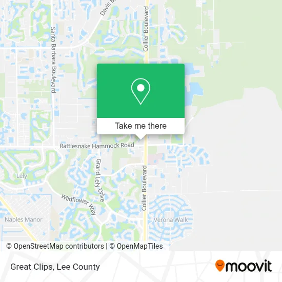 Great Clips map